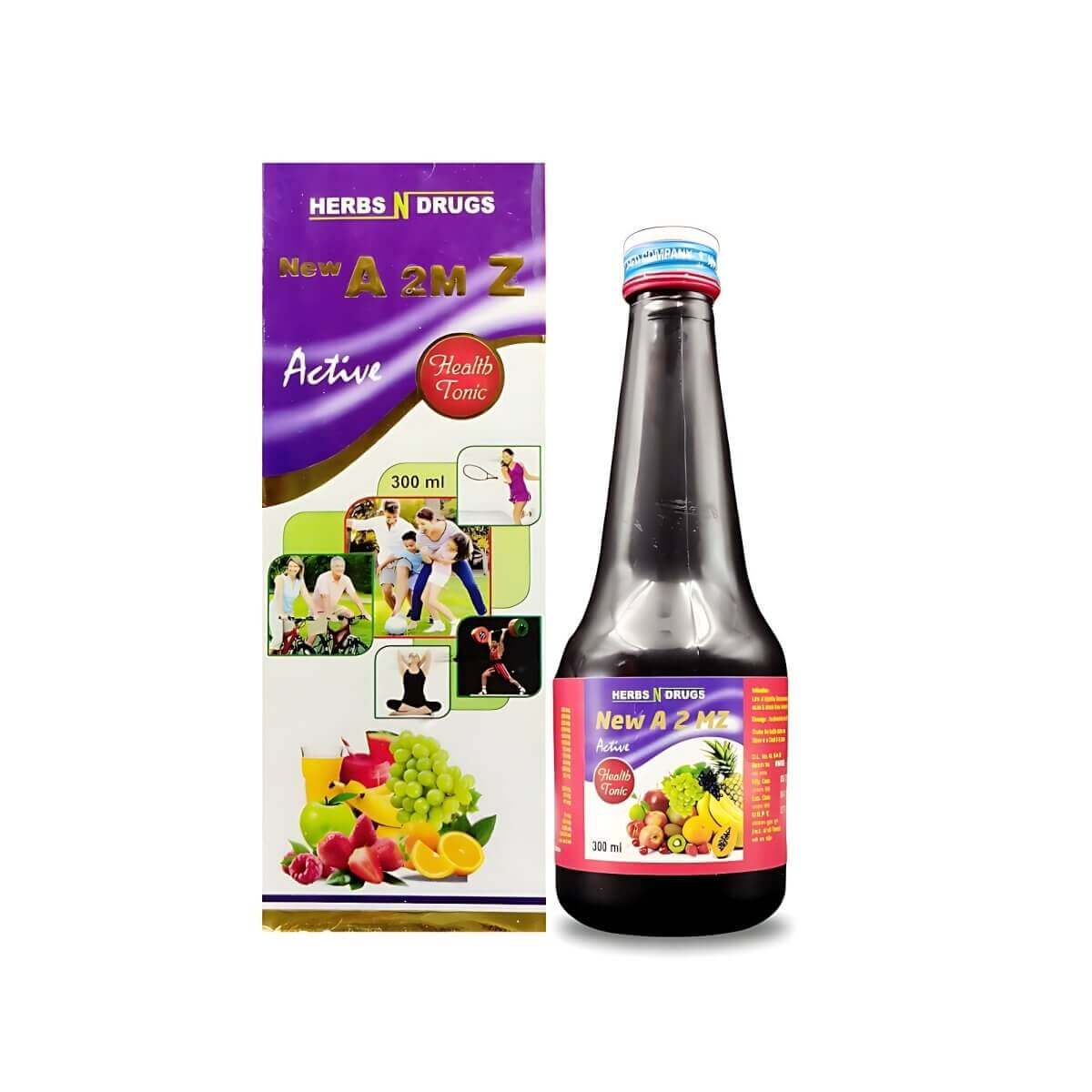 Ayurvedic A 2M Z Health Tonic 300ml for Insomnia (pack of 3) - HEALTH AIM PHARMACY