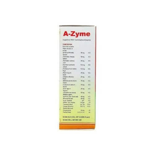 AYURVEDIC A - ZYME SYRUP - HEALTH AIM PHARMACY