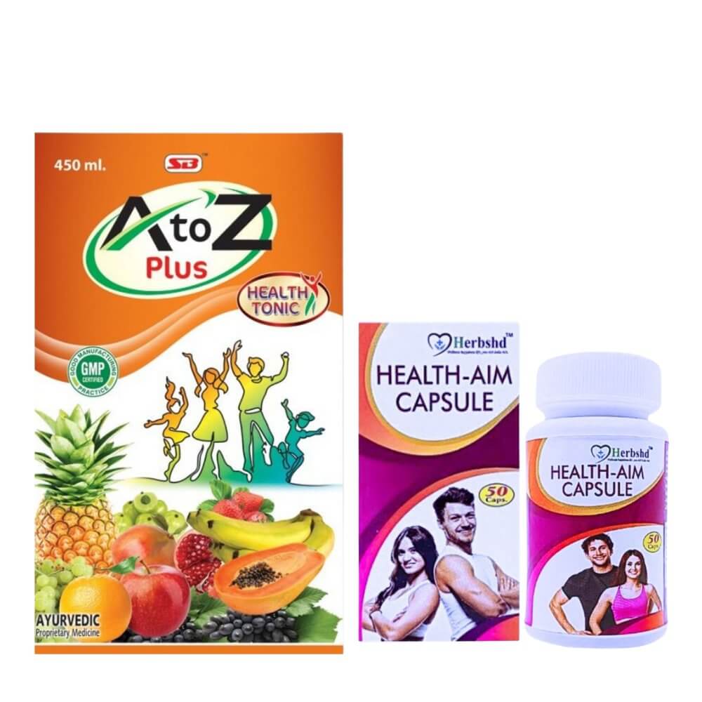 Ayurvedic All in one Tonic & Health Aim Capsule(Combo Pack) - HEALTH AIM PHARMACY