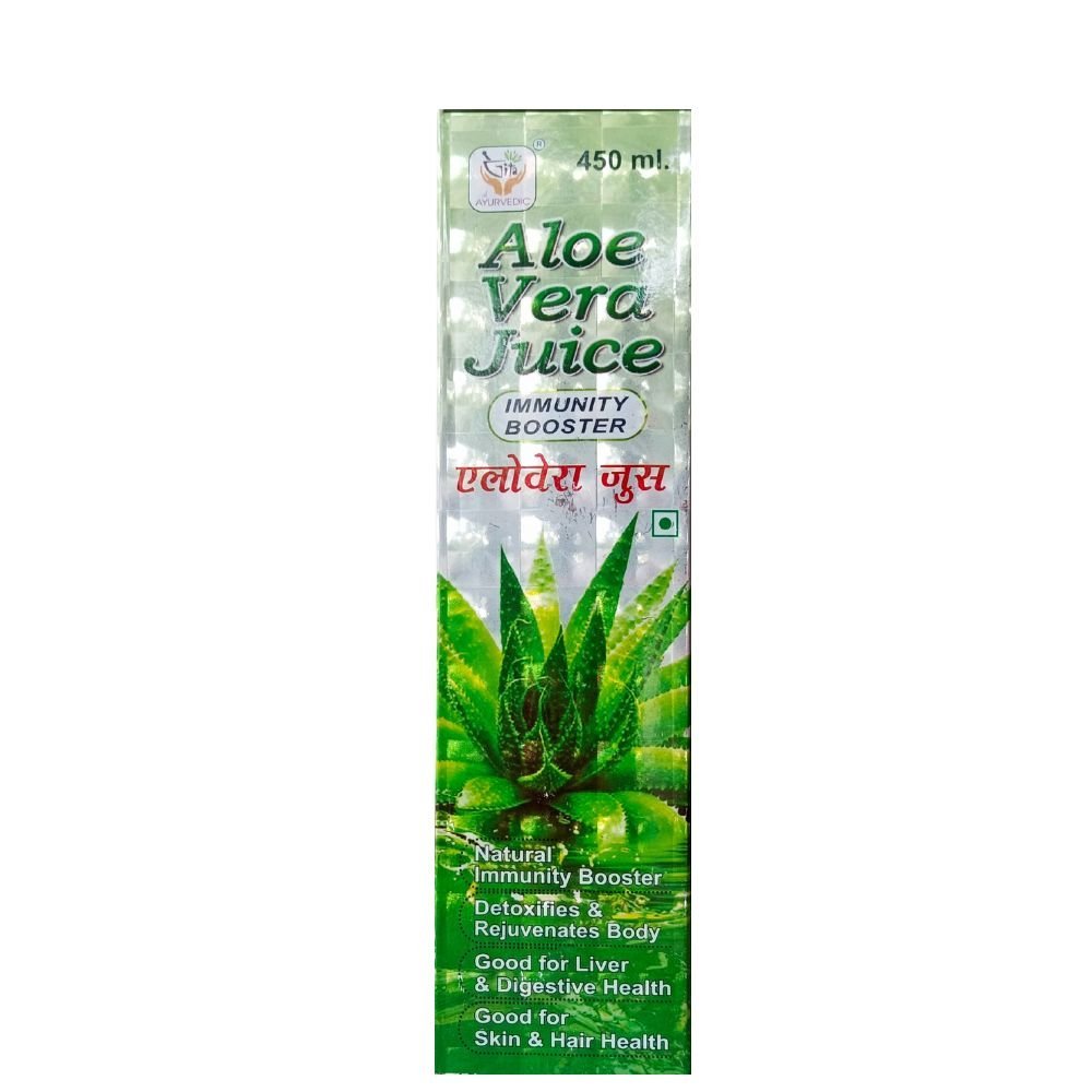 Ayurvedic Aloe Vera Juice 450ml. (pack of 2) - HEALTH AIM PHARMACY