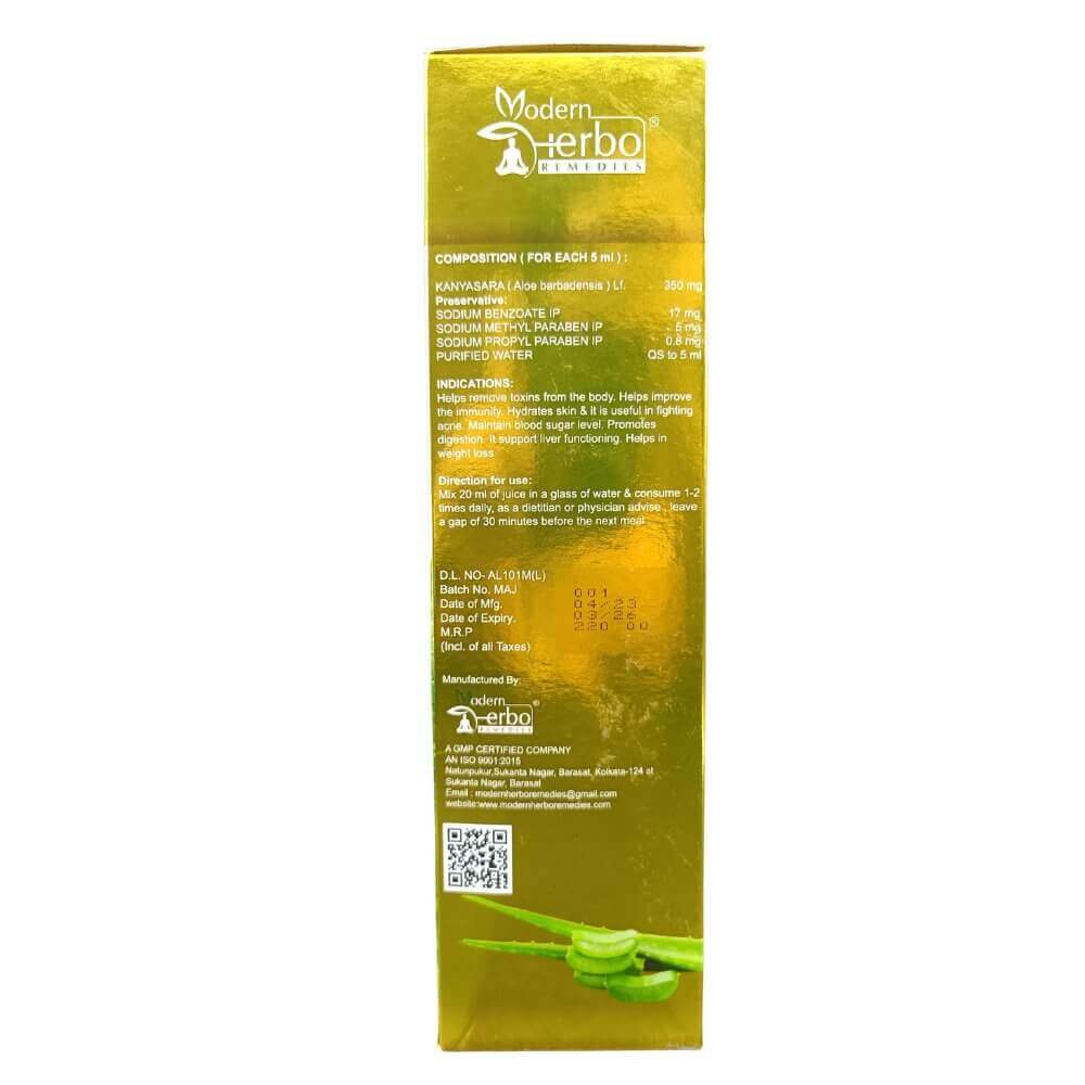Ayurvedic Aloevera Juice 450 ml (pack of 3) - HEALTH AIM PHARMACY