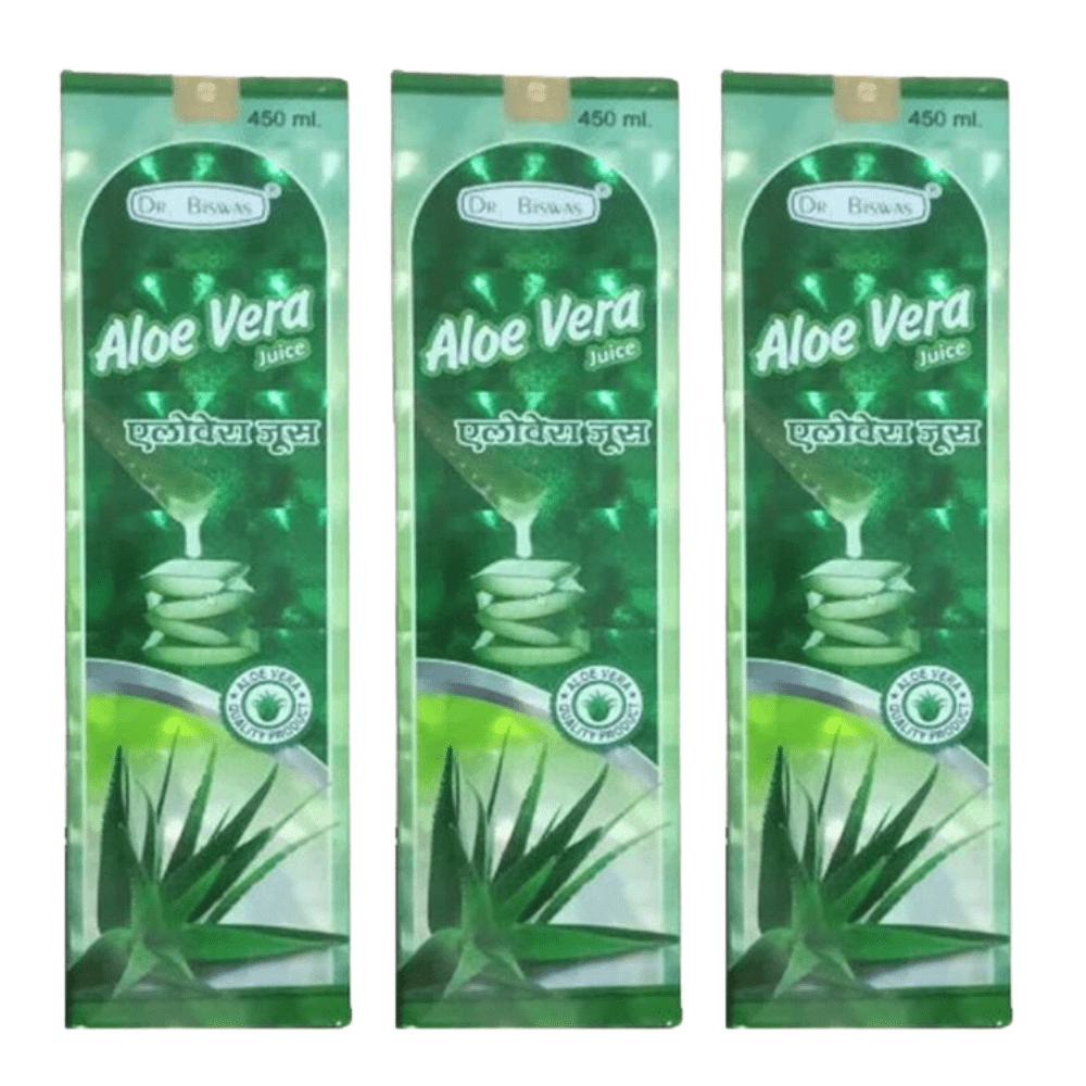 Ayurvedic Aloevera Juice Pack Of 3 - HEALTH AIM PHARMACY