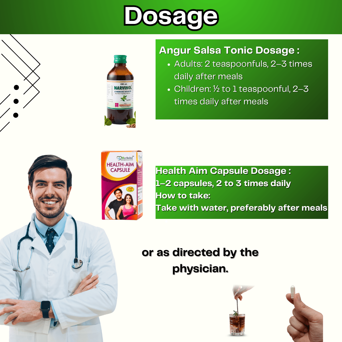 Ayurvedic Angur Salsa Tonic & Health Aim Capsule | 400Ml + 50Caps | Combo Pack of 2 - HEALTH AIM PHARMACY