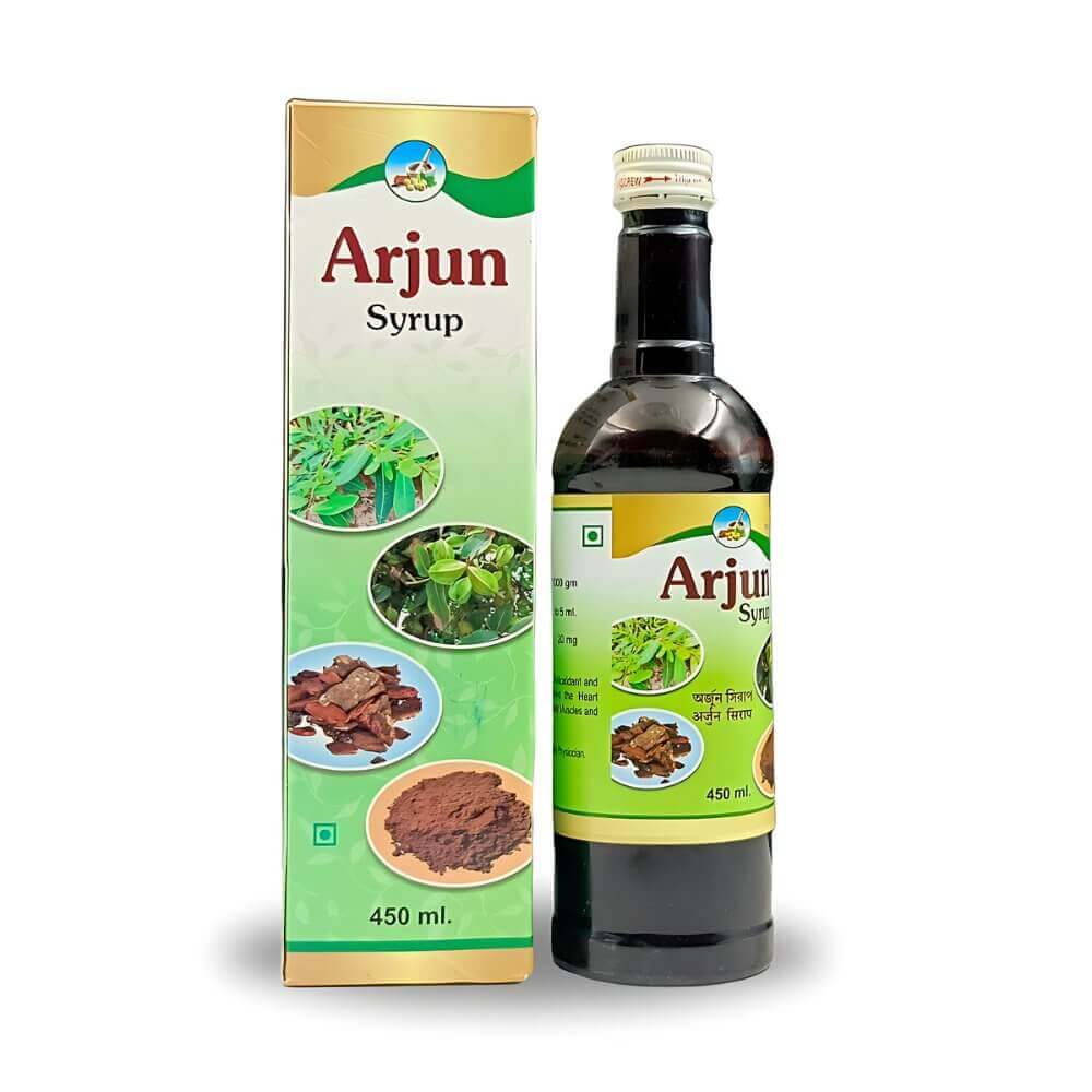 Ayurvedic Arjun Syrup For Balances cholesterol levels (pack of 2) - HEALTH AIM PHARMACY