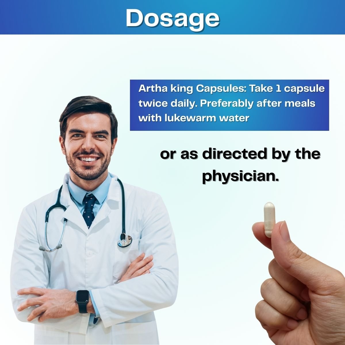 Ayurvedic Artha King Capsule for Joint & Arthritis Pain Relief | Back, Knee, Neck & Gout Care | 30Cap - HEALTH AIM PHARMACY