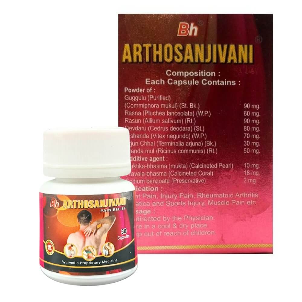 Ayurvedic Arthosanjivani Capsule Pain Relief Capsule ( Pack Of 2 ) - HEALTH AIM PHARMACY