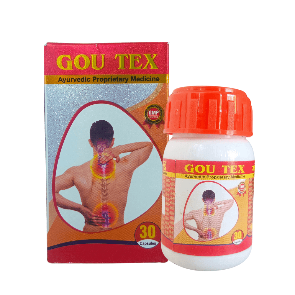Ayurvedic Arthritis  Gou Tex Capsule( Pack of 2) - HEALTH AIM PHARMACY