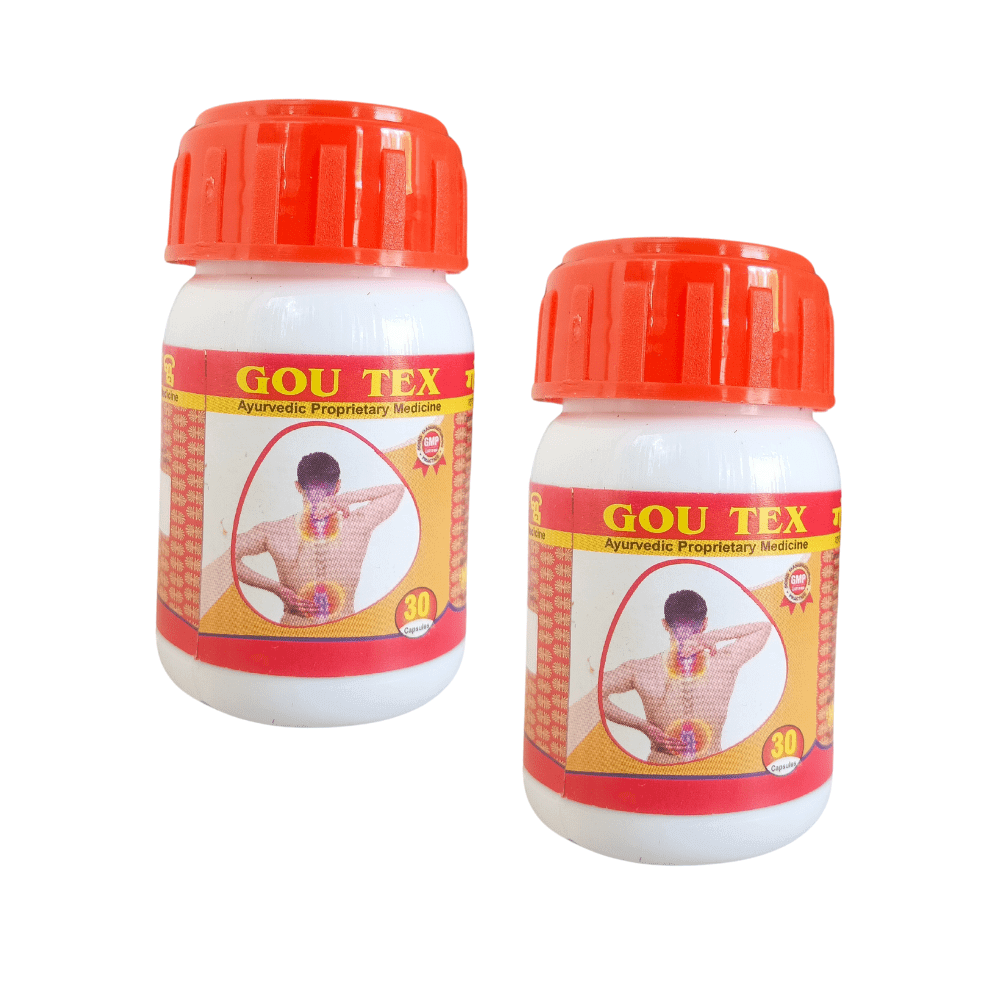 Ayurvedic Arthritis  Gou Tex Capsule( Pack of 2) - HEALTH AIM PHARMACY