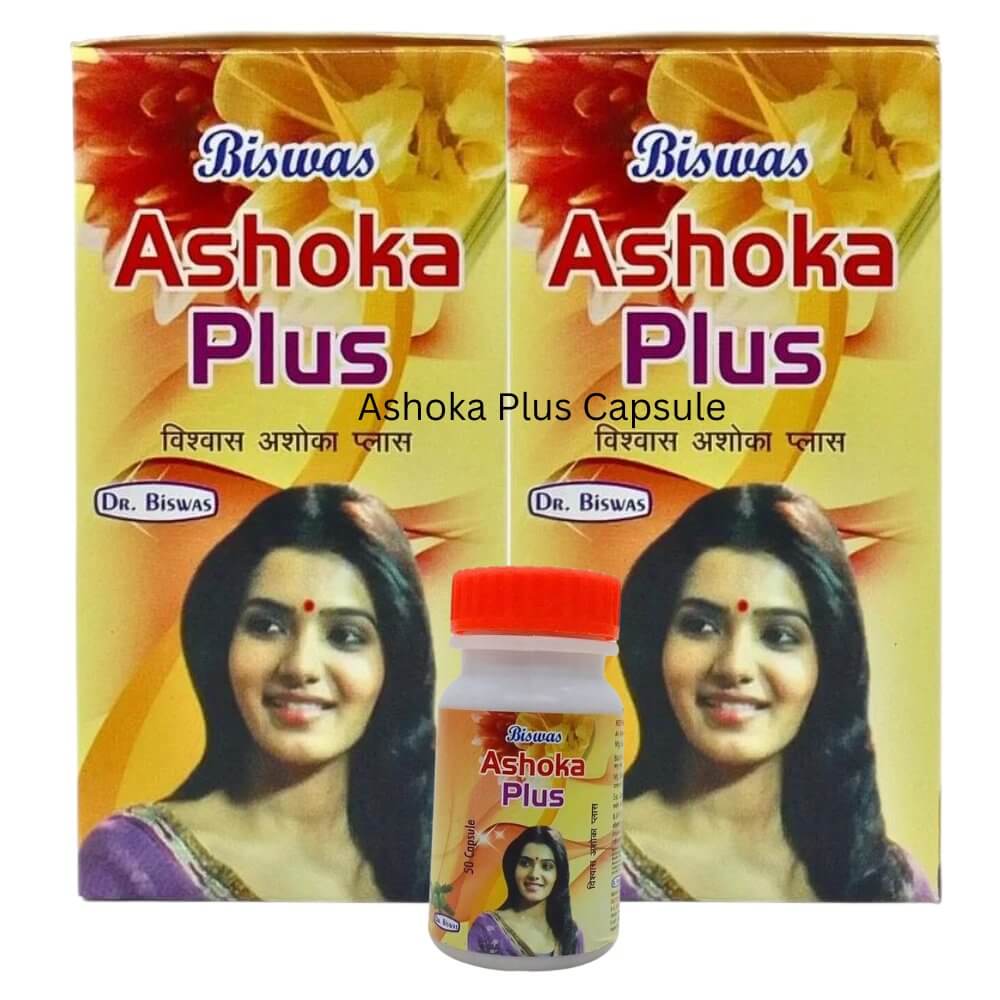 Ayurvedic Ashoka Plus Capsule Pack of 3 - HEALTH AIM PHARMACY