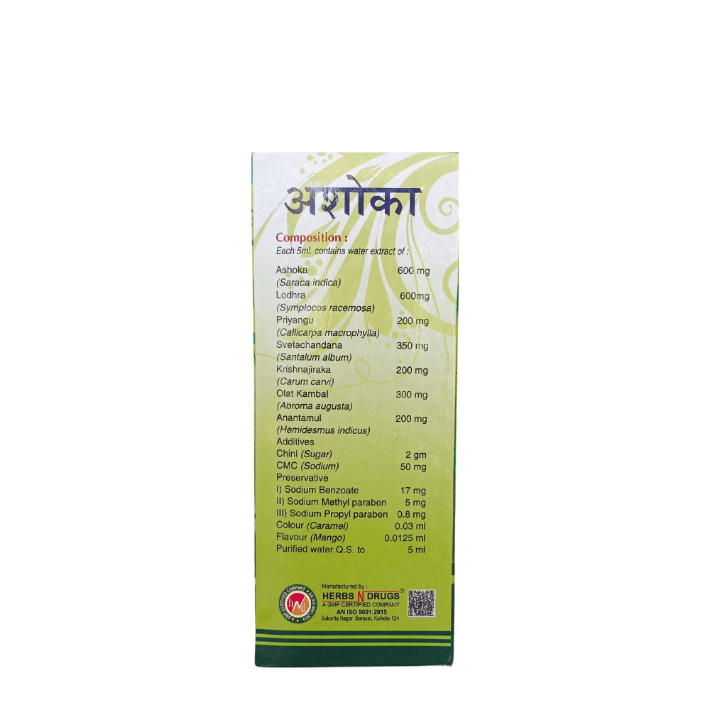 Ayurvedic Ashoka Tonic 200ml ( pack of 4 ) - HEALTH AIM PHARMACY