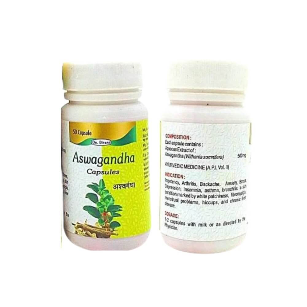 Ayurvedic Aswagandha - Capsule (Pack Of 2) - HEALTH AIM PHARMACY