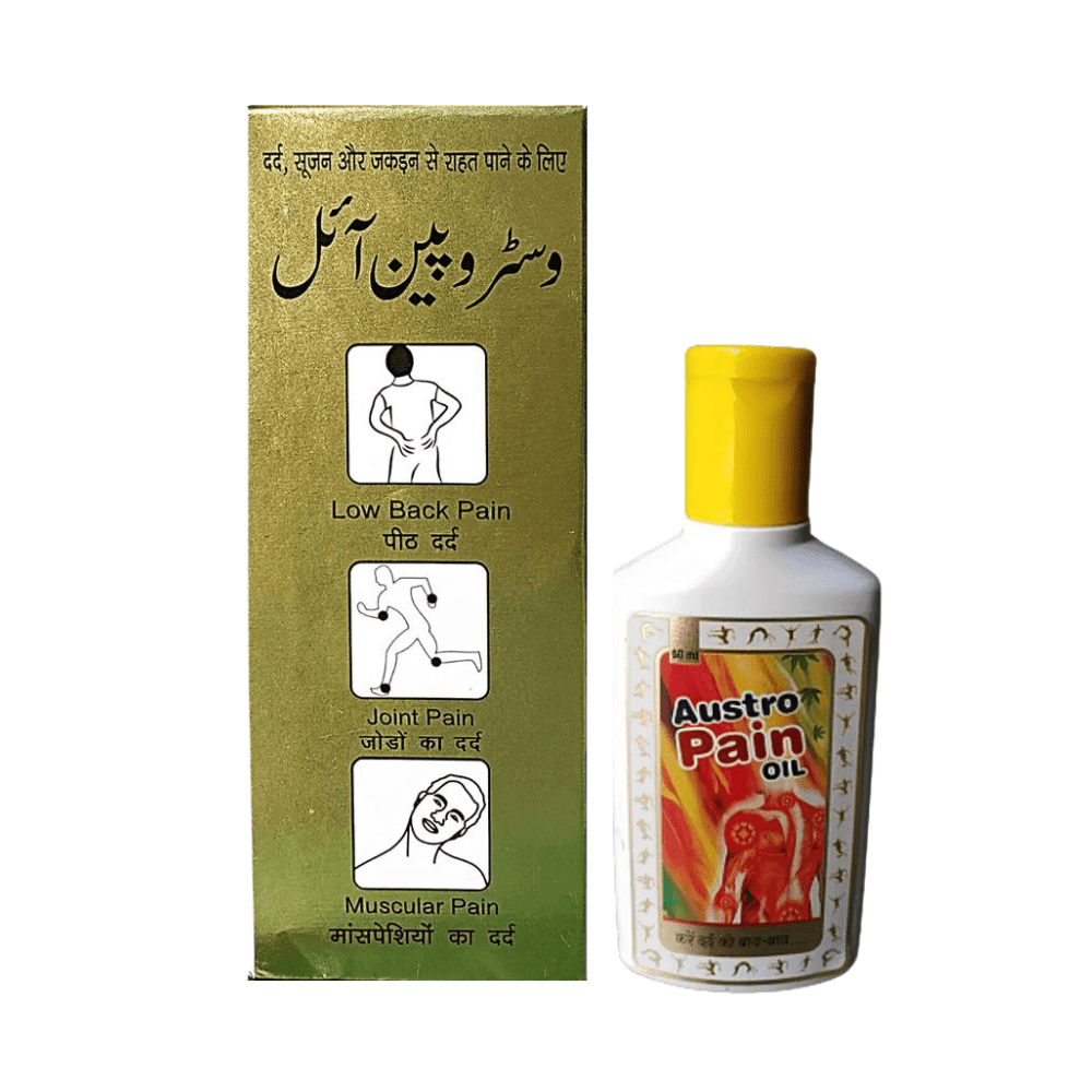 Ayurvedic Austro Pain Oil 60ml( Pack of 4) - HEALTH AIM PHARMACY