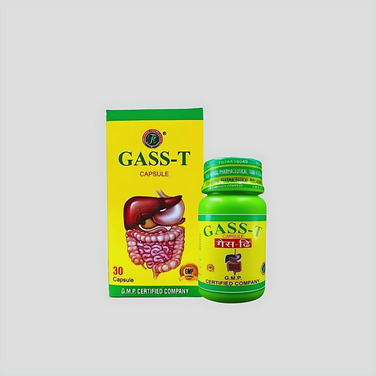 Ayurvedic BansLiv Tonic 450ml & Gass - T 30 Capsule (combo) - HEALTH AIM PHARMACY