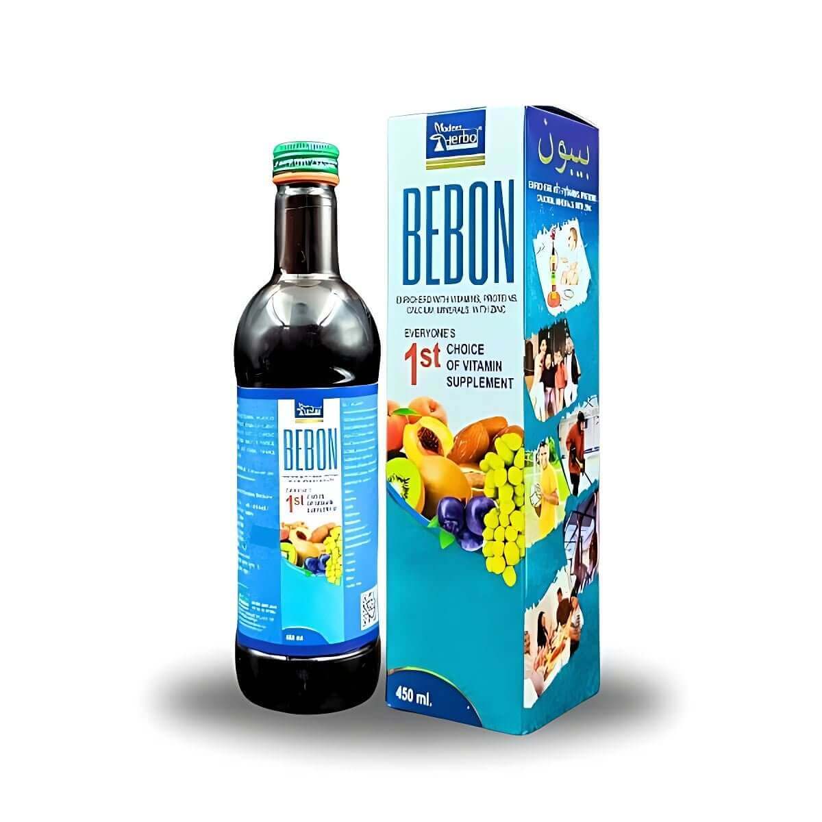 Ayurvedic BEBON syrup 450m.l. (pack of 2) - HEALTH AIM PHARMACY