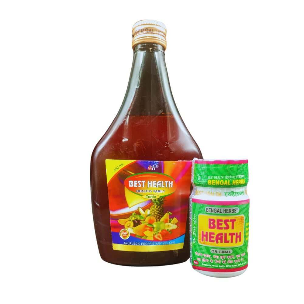 Ayurvedic Best Health Tonic & Capsule For Wight gain, Body weakness - HEALTH AIM PHARMACY