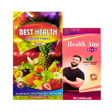 Ayurvedic Best health tonic & Health aim plus capsule (Combo Pack) - HEALTH AIM PHARMACY
