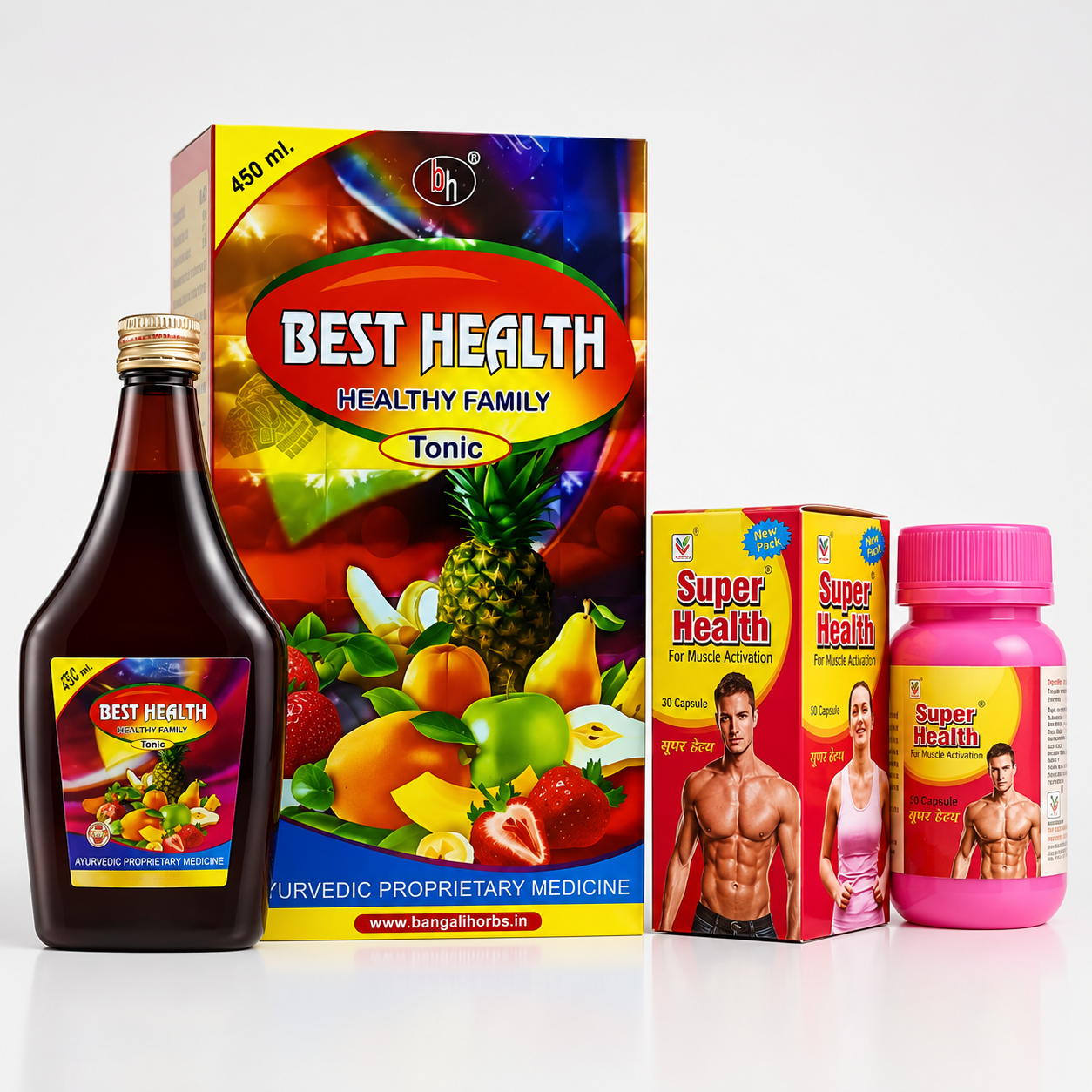 Ayurvedic Best Health Tonic & Super Health Capsule (Combo Pack) - HEALTH AIM PHARMACY