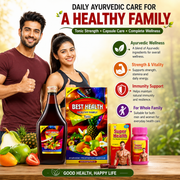 Ayurvedic Best Health Tonic & Super Health Capsule (Combo Pack) - HEALTH AIM PHARMACY