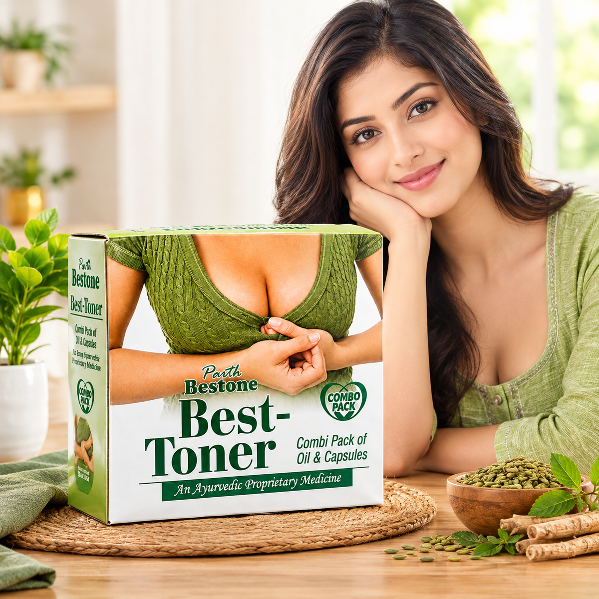 Ayurvedic Best Toner Combi Pack of Oil & Capsules - HEALTH AIM PHARMACY