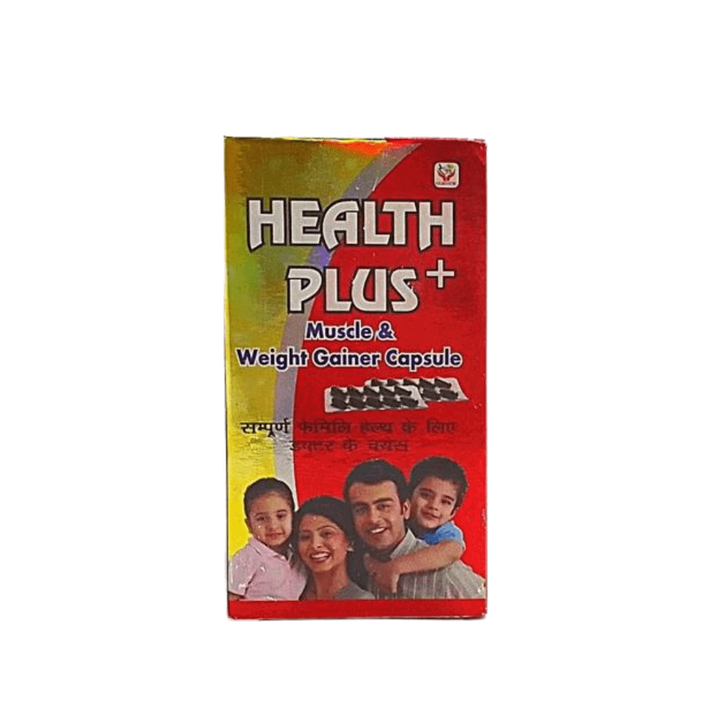 Ayurvedic Best Weight Gain Health Plus 50 Capsule (Pack Of 3) - HEALTH AIM PHARMACY