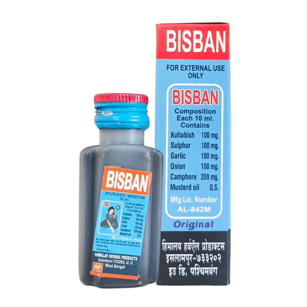 Ayurvedic Bisban Oil 30 ml ( Pack Of 8 ) - HEALTH AIM PHARMACY