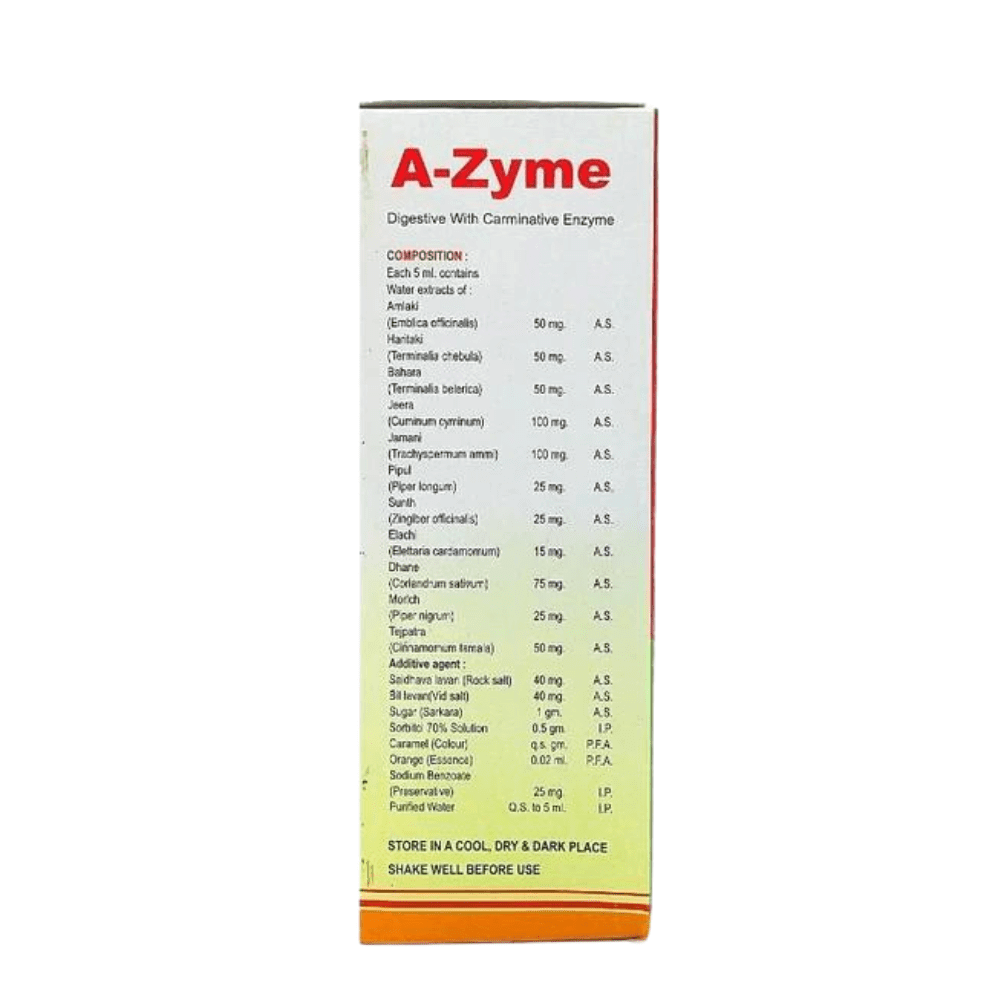 Ayurvedic Biswas A - Zyme Syrup Pack Of 3 - HEALTH AIM PHARMACY