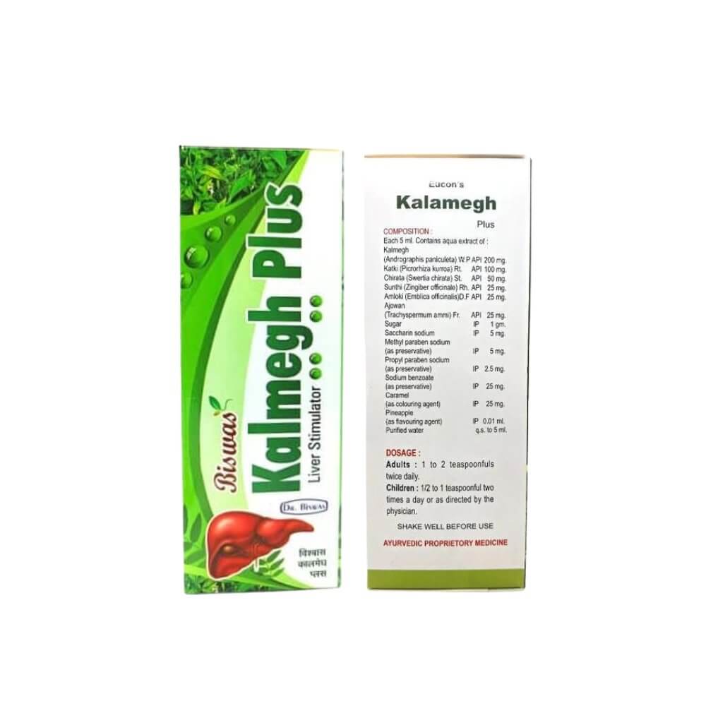 Ayurvedic Biswas Kalmegh Plus Syrup Pack Of 3 - HEALTH AIM PHARMACY