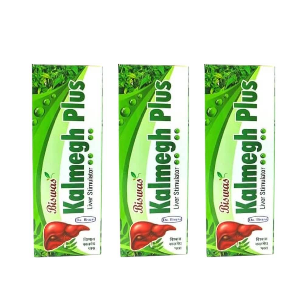 Ayurvedic Biswas Kalmegh Plus Syrup Pack Of 3 - HEALTH AIM PHARMACY