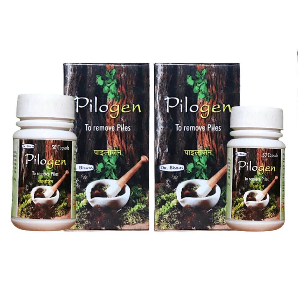 Ayurvedic Biswas Pilogen Capsule ( Pack of 3) - HEALTH AIM PHARMACY