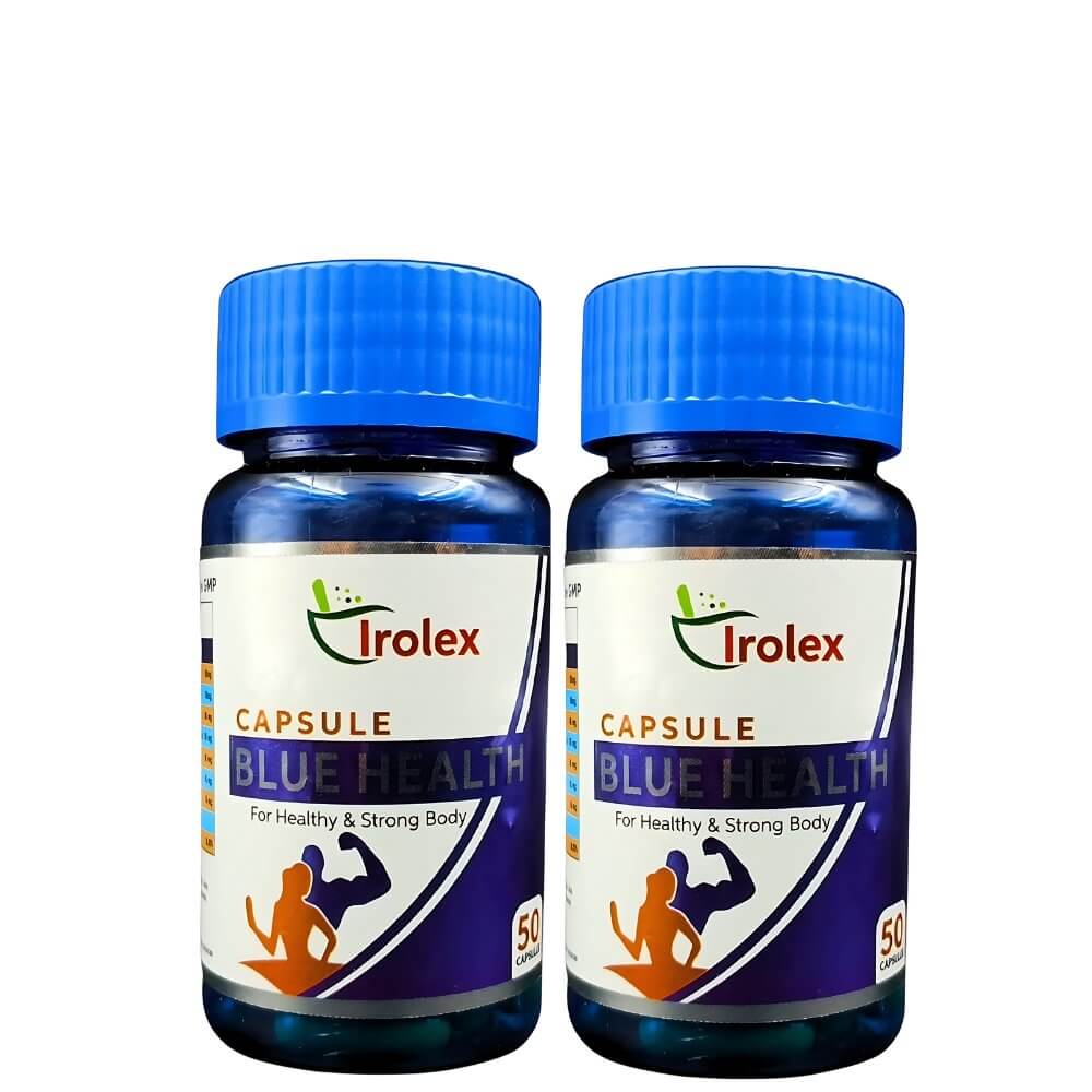 Ayurvedic Blue Health Capsule For Healthy & Storng Body (Pack Of 2) - HEALTH AIM PHARMACY