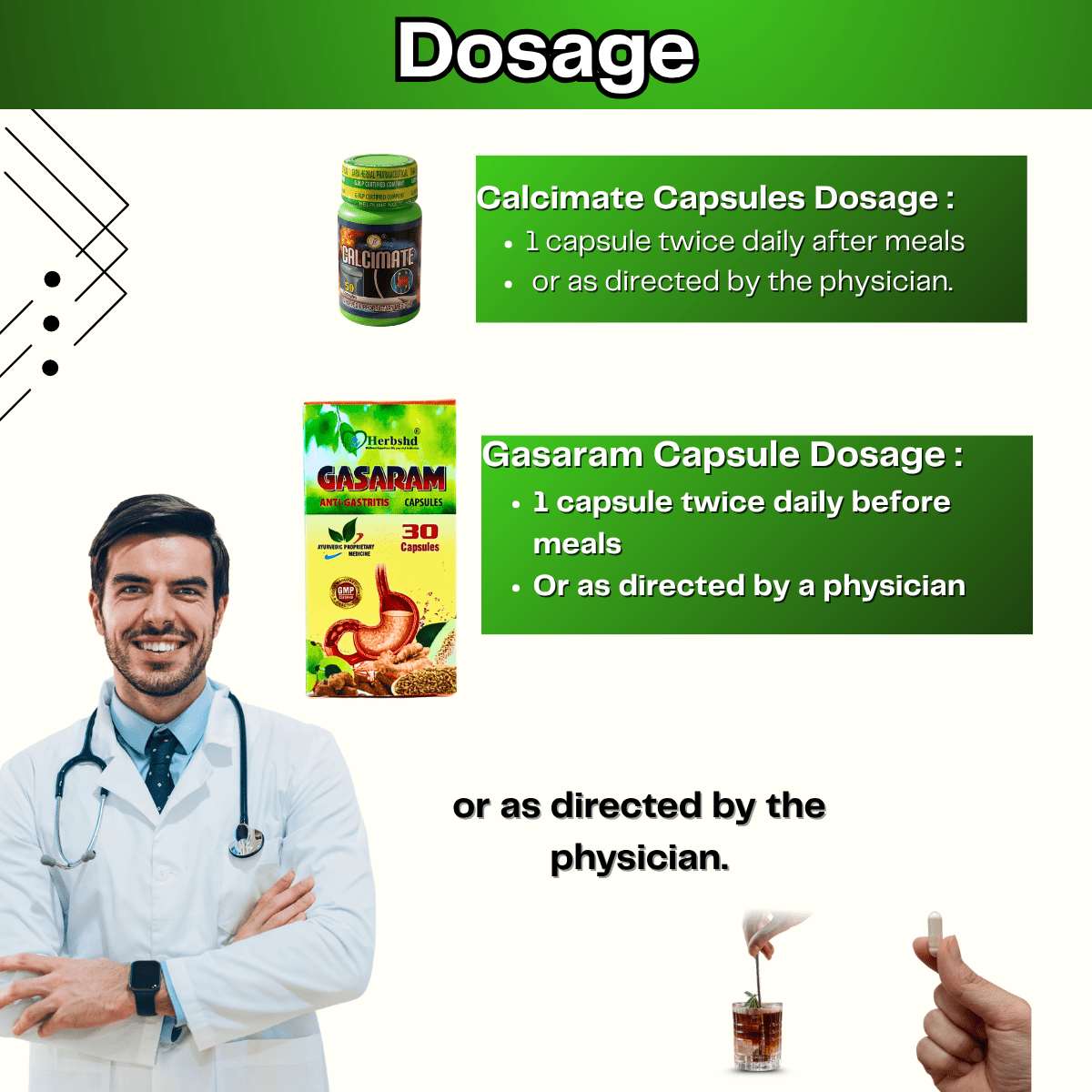 Ayurvedic Bone & Digestion Care Combo | Calcimate Capsules + Gasaram Capsules + Omnigel Pain Relief Gel | Complete Joint, Muscle & Digestive Support - HEALTH AIM PHARMACY