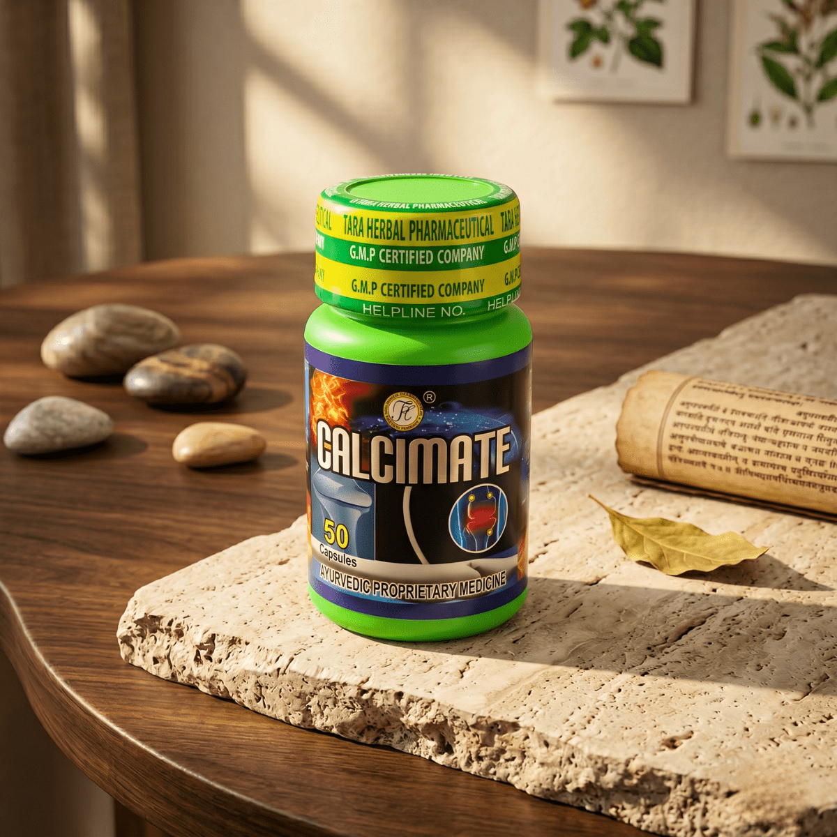 Ayurvedic Bone & Digestion Care Combo | Calcimate Capsules + Gasaram Capsules + Omnigel Pain Relief Gel | Complete Joint, Muscle & Digestive Support - HEALTH AIM PHARMACY