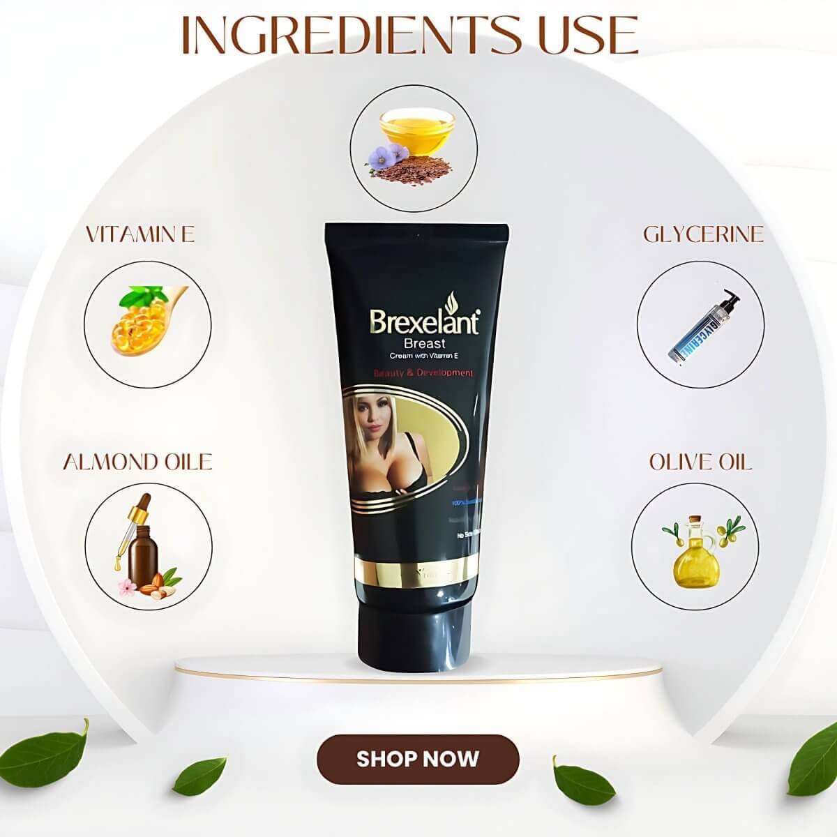 Ayurvedic Brexelant Breast Cream With Vitamin - E - HEALTH AIM PHARMACY
