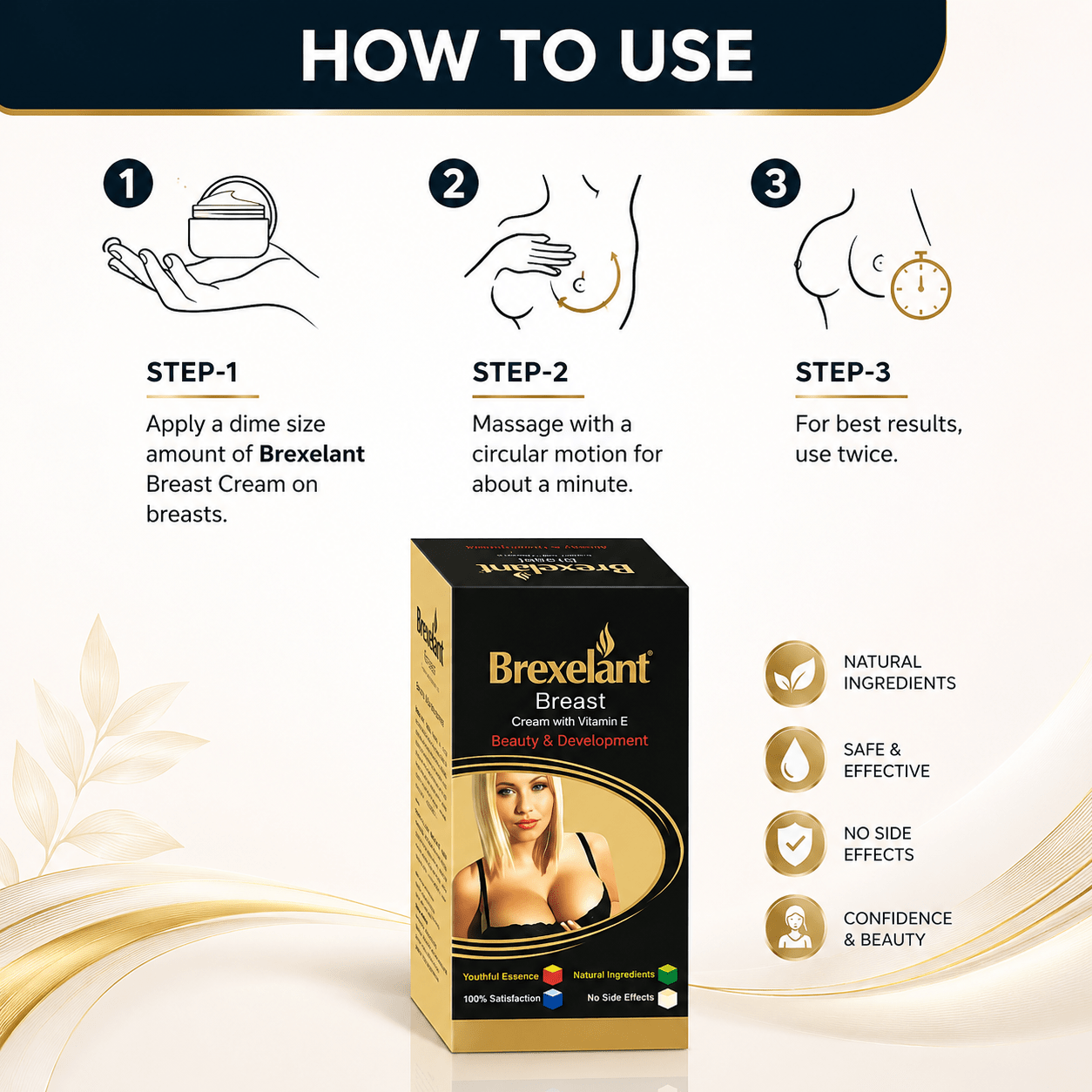 Ayurvedic Brexelant Breast Cream With Vitamin - E - HEALTH AIM PHARMACY