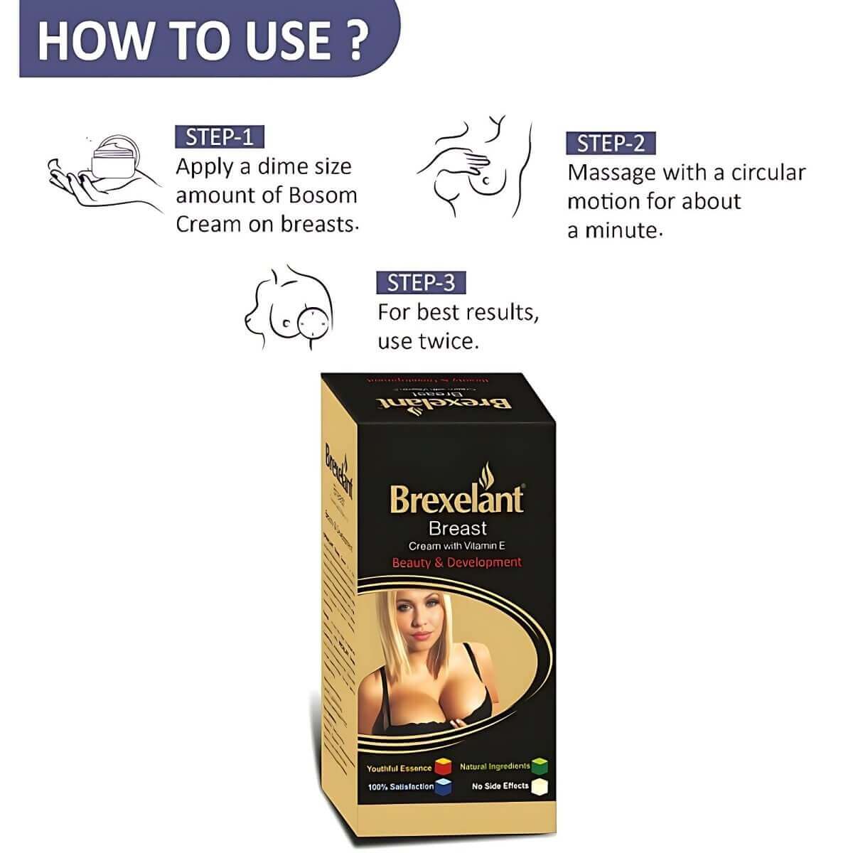 Ayurvedic Brexelant Breast Cream With Vitamin - E - HEALTH AIM PHARMACY