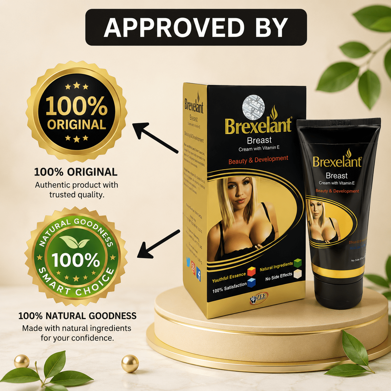 Ayurvedic Brexelant Breast Cream With Vitamin - E - HEALTH AIM PHARMACY