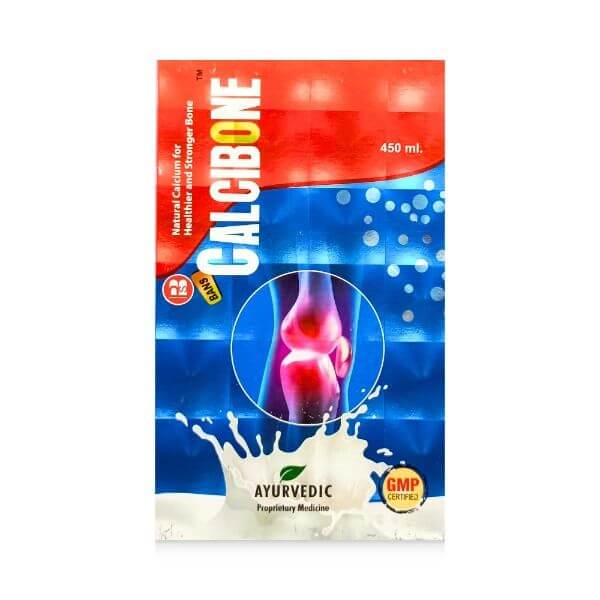 Ayurvedic Calcibone Calcium Syrup 450ml. (pack of 2) - HEALTH AIM PHARMACY
