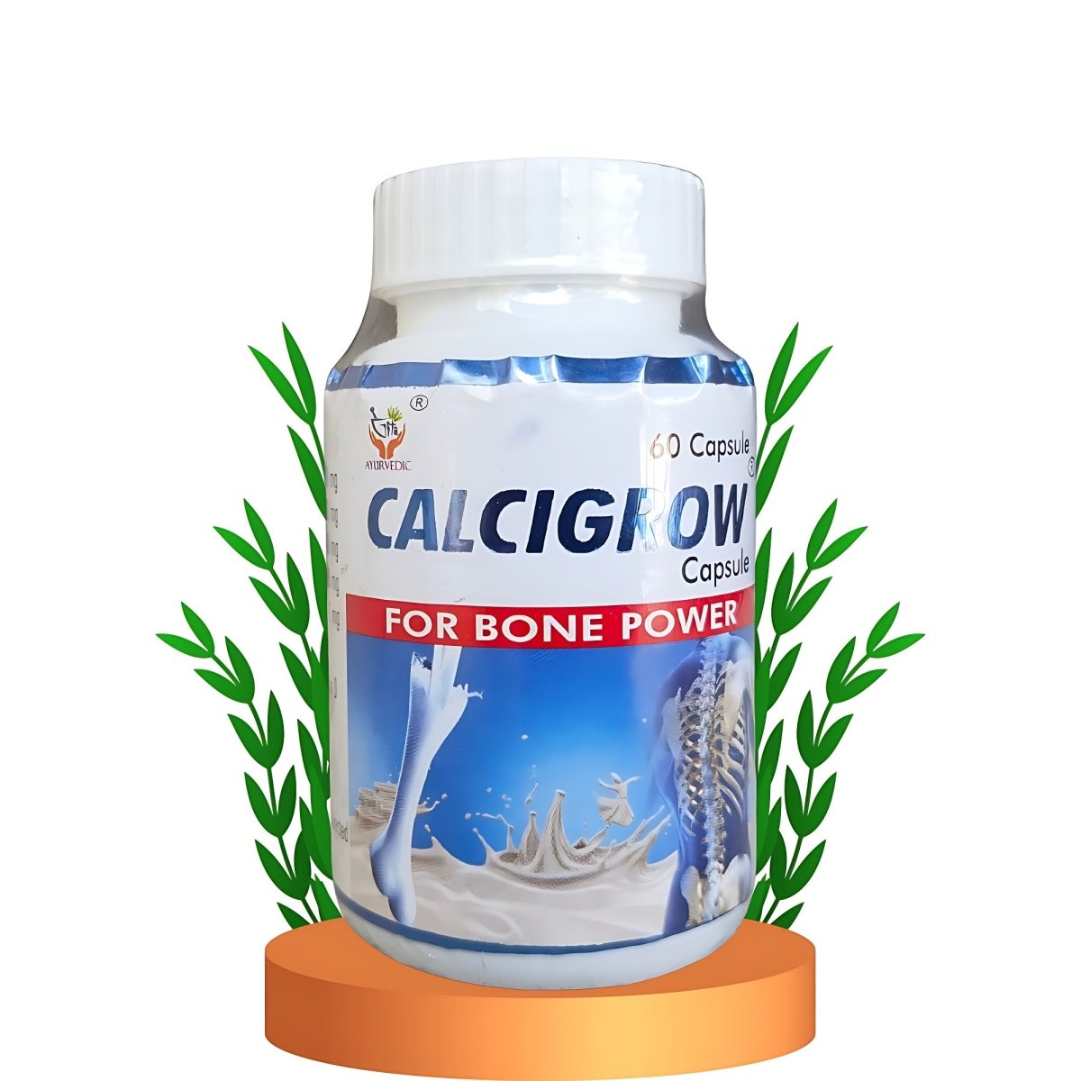 Ayurvedic Calcigrow Capsule Makes Healthier and Stronger (Pack off 2) - HEALTH AIM PHARMACY