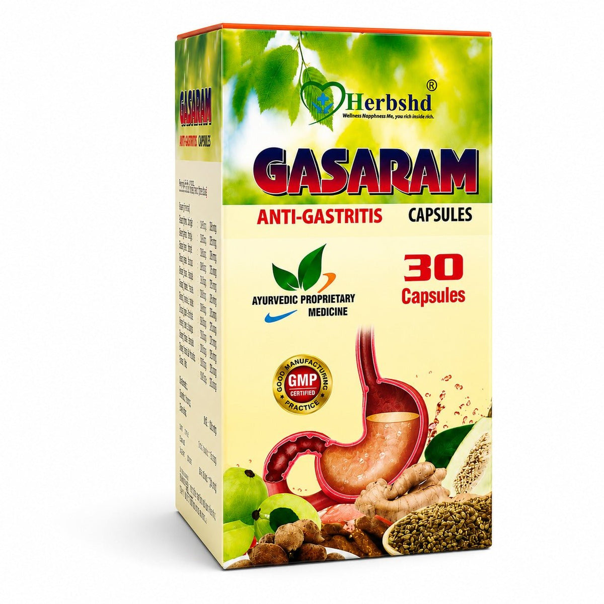 Ayurvedic Calciron Syrup & Calcimate Capsule Combo Pack of 2 + Get Gasaram Capsule FREE - HEALTH AIM PHARMACY