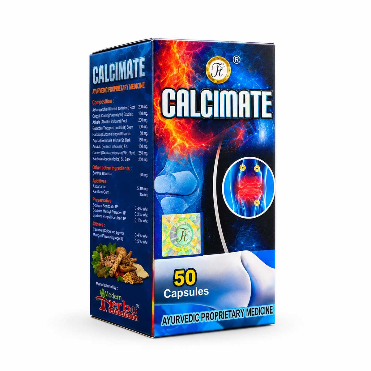 Ayurvedic Calciron Syrup & Calcimate Capsule Combo Pack of 2 + Get Gasaram Capsule FREE - HEALTH AIM PHARMACY