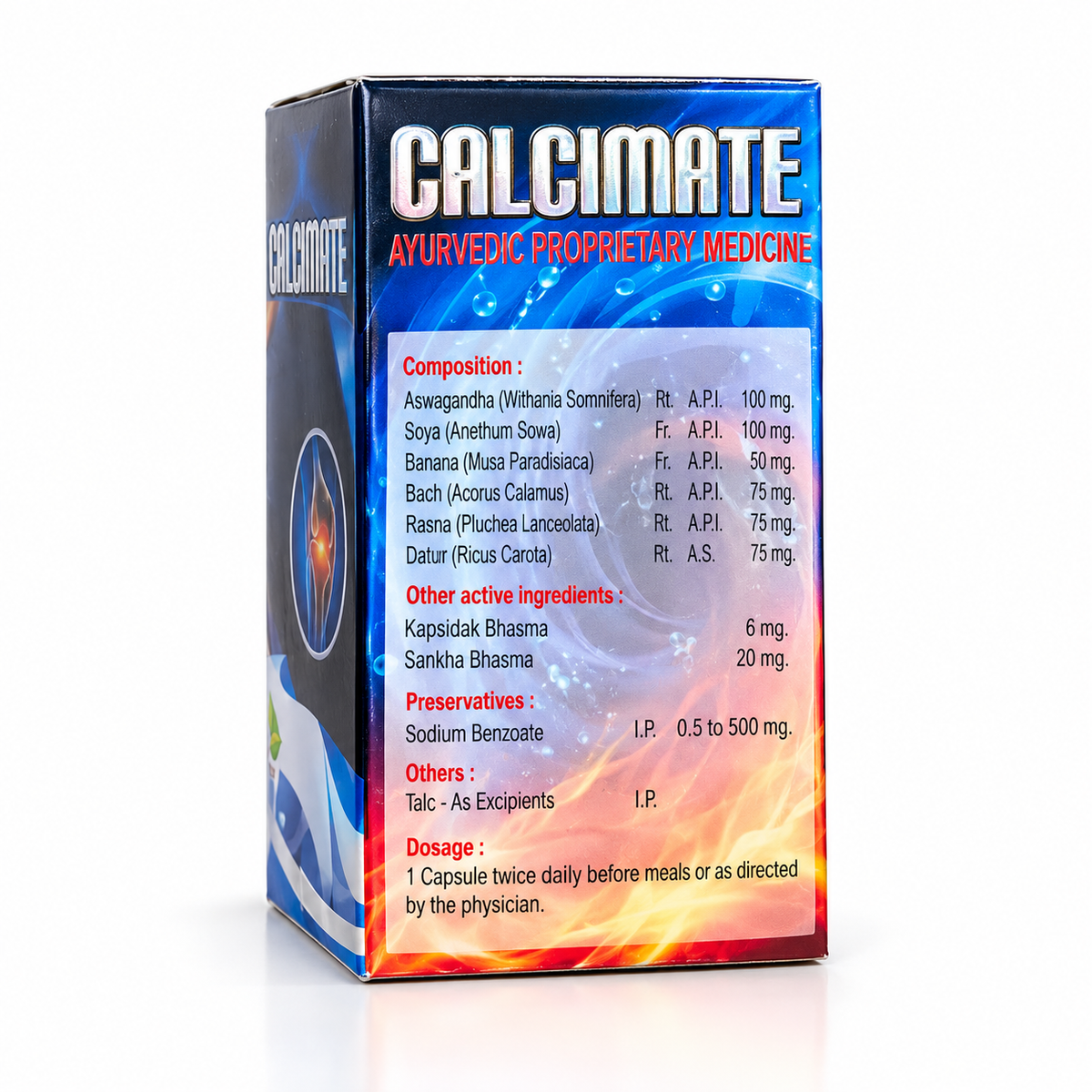 Ayurvedic Calciron Syrup & Calcimate Capsule Combo Pack of 2 + Get Gasaram Capsule FREE - HEALTH AIM PHARMACY