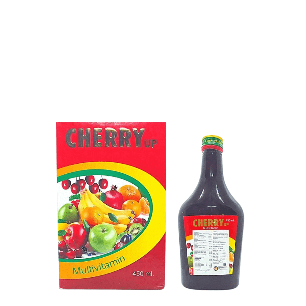 Ayurvedic Cherry Up Syrup (450 M.L) (pack of 2) - HEALTH AIM PHARMACY