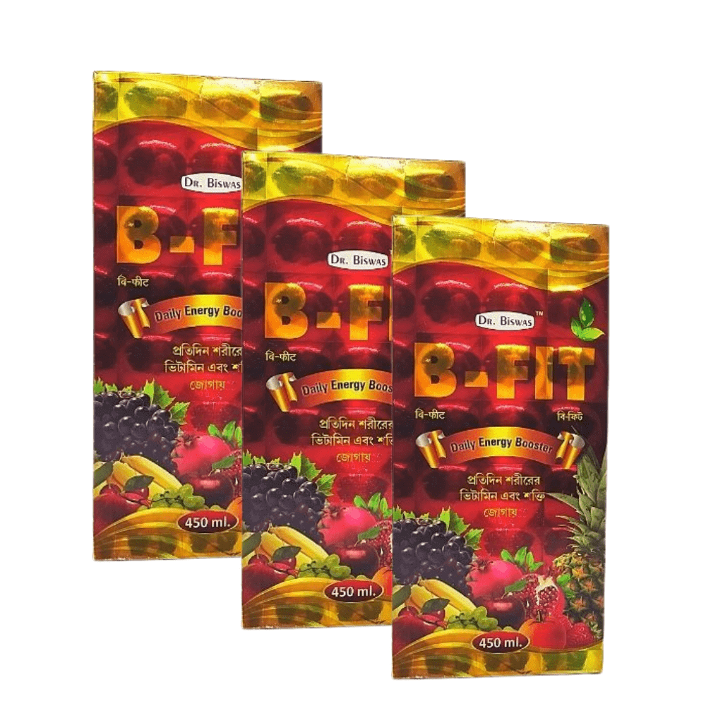 Ayurvedic Daily Energy Booster B - FIT Tonic 450ml (Pack Of 3) - HEALTH AIM PHARMACY