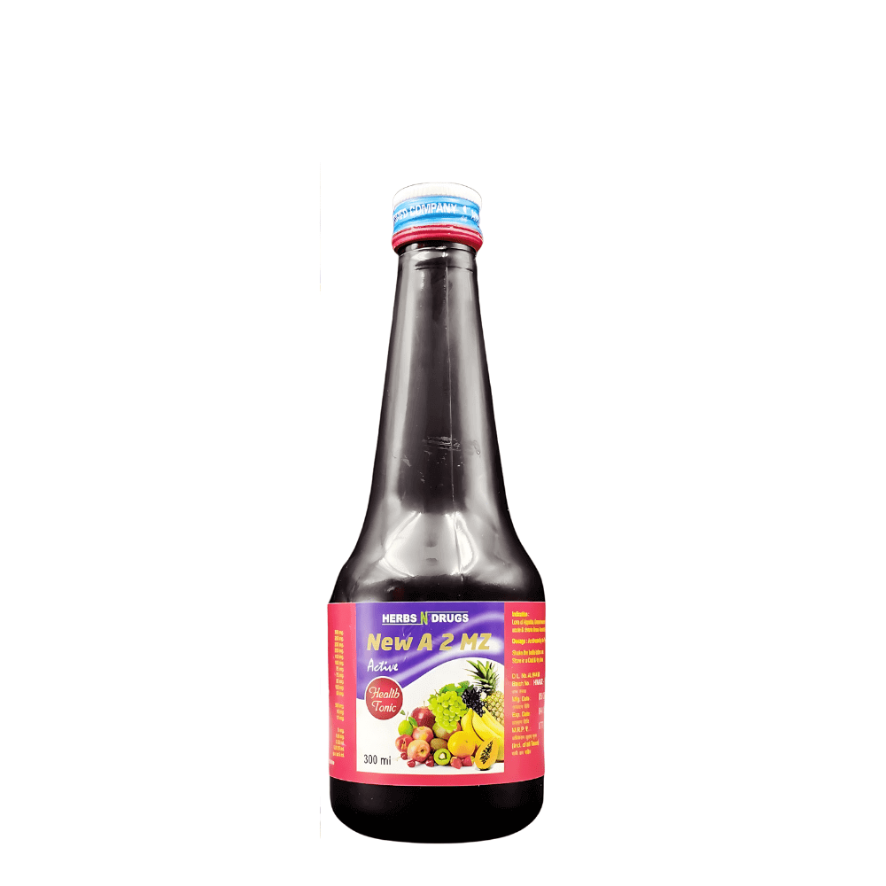 Ayurvedic Daily Health Supplement New A 2M Z Active Health Tonic 300ml ( Pack Of 3 ) - HEALTH AIM PHARMACY