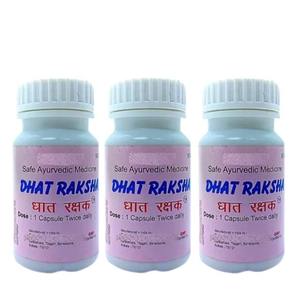 Ayurvedic Dhat Raksha capsule (Pack of 3) - HEALTH AIM PHARMACY