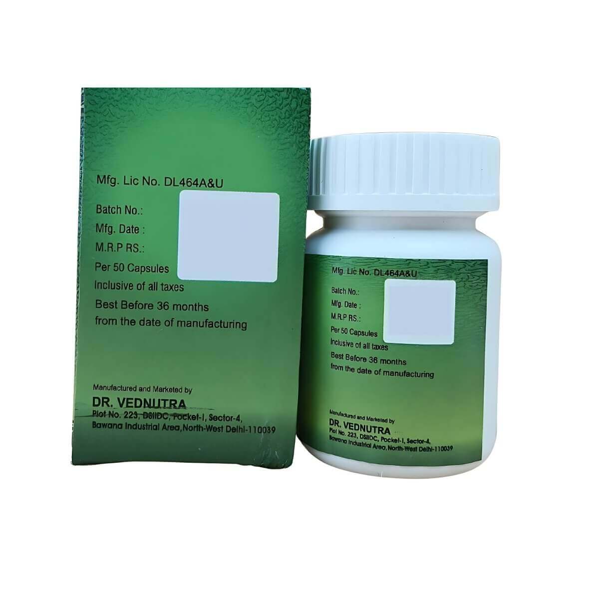 Ayurvedic Dhatu Paushtik Capsule for Enhance Vitality (Pack Of 2) - HEALTH AIM PHARMACY
