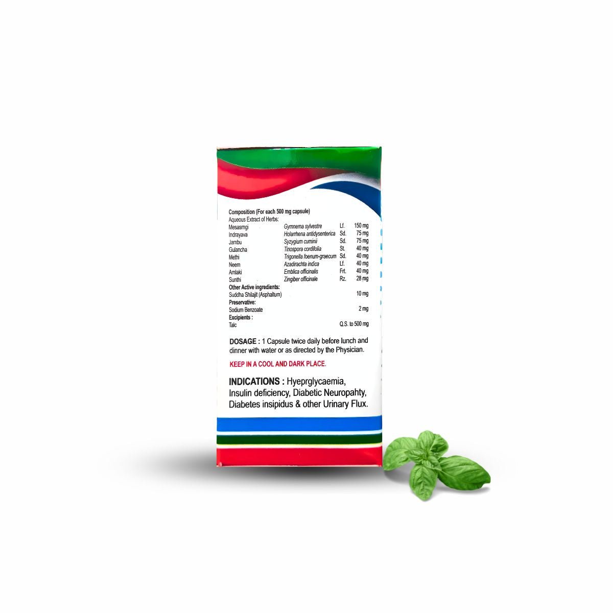 Ayurvedic DMDIA Anti-Sugar Capsule | For Suger Control | 30 Capsule - health aim pharmacy