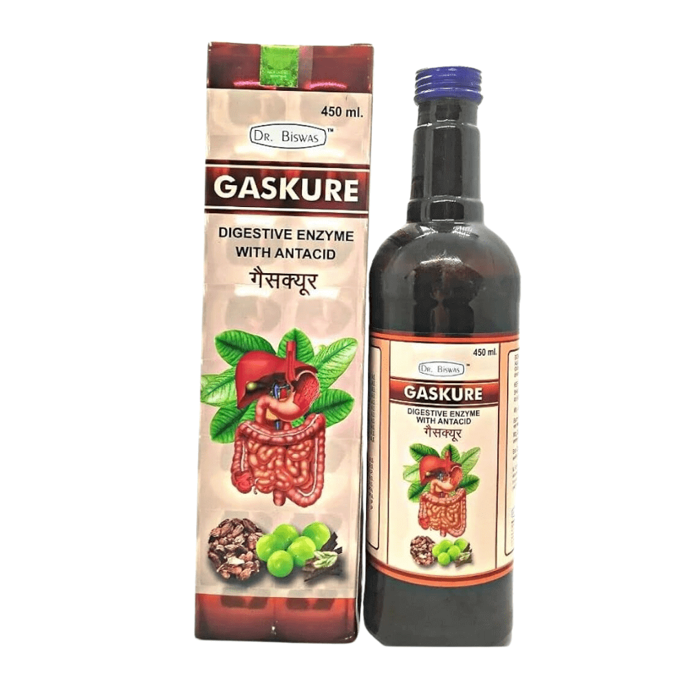 Ayurvedic Dr. Biswas Gaskure Syrup( Pack Of 3) - HEALTH AIM PHARMACY