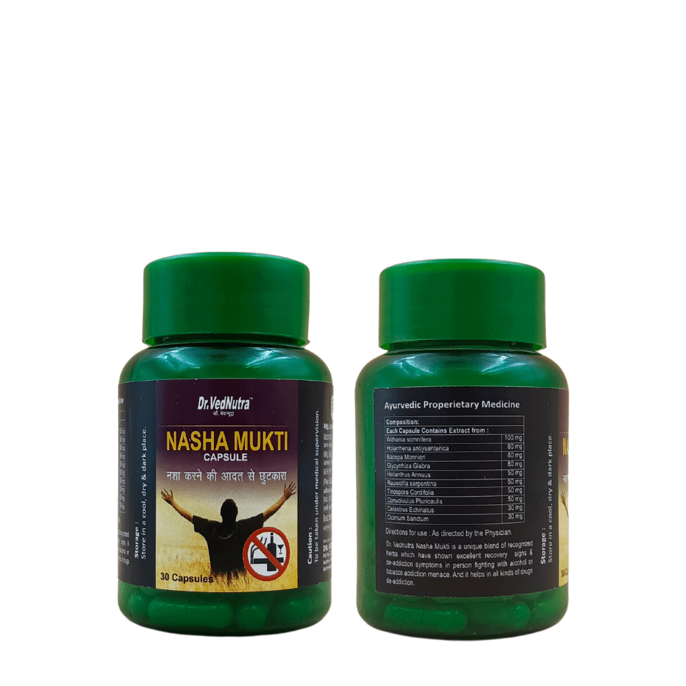 ayurvedic Dr.VedNutra Nasha Mukti Capsule - HEALTH AIM PHARMACY