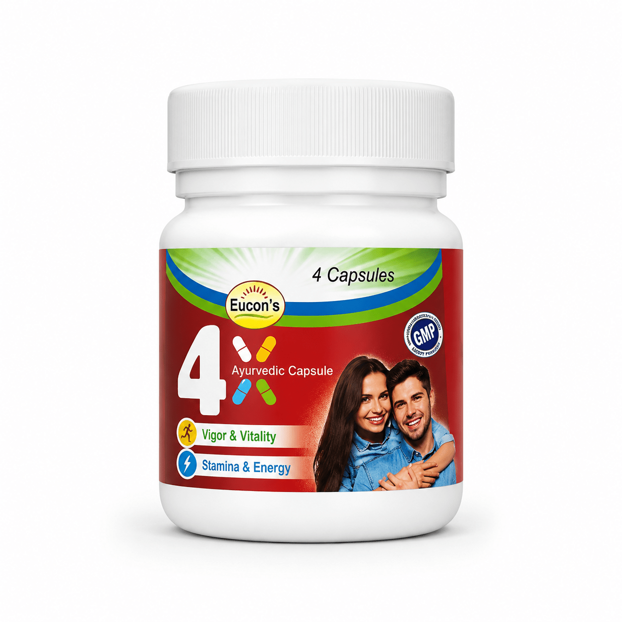 Ayurvedic Eucon's 4x Capsule (Pack Of 6) - HEALTH AIM PHARMACY